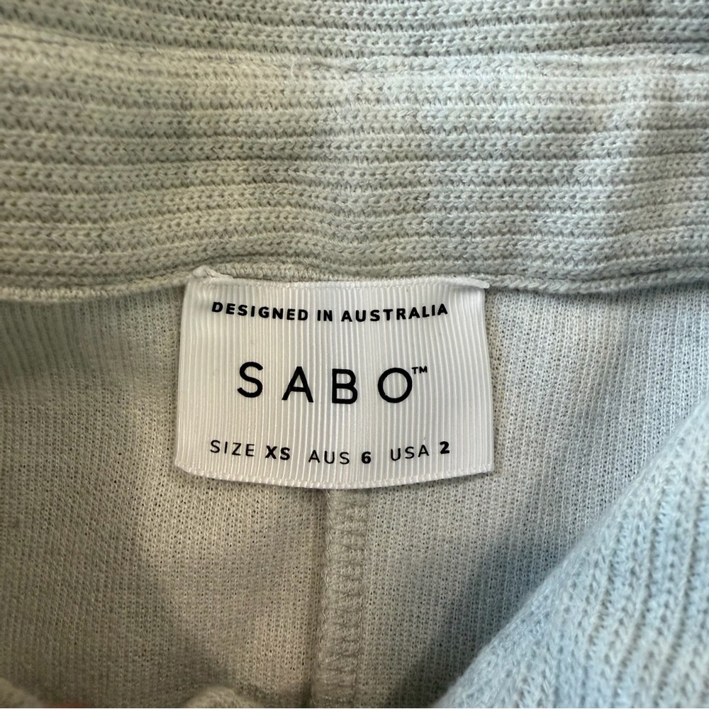 SABO Australia ribbed Milena Playsuit beige sz XS - Picture 5 of 7